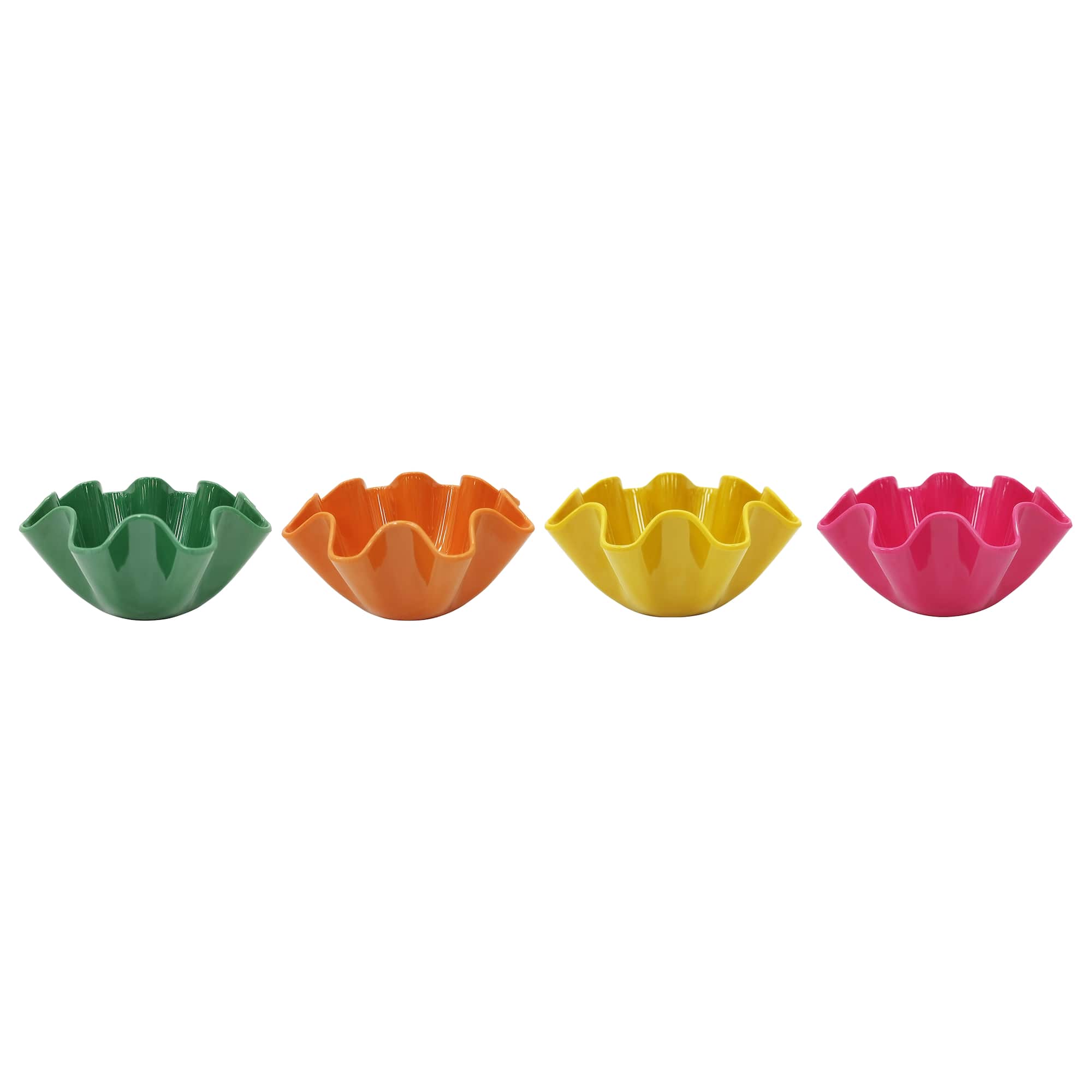 6.5" Melamine Ruffle Bowls, 4ct. by Celebrate It™